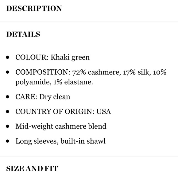 The Row Merriah Cashmere Sweater, Size M - Picture 5 of 9